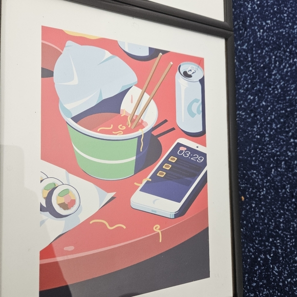 Koreatown Inspired Art Deco Framed Artwork Set (8.5 x 10.5) - Picture 3 of 6